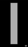 21JE08 Letter Label, I, Silver/Black, PK 25