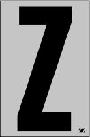 21JG79 Letter Label, Z, Black/Silver