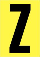 21JH52 Letter Label, Z, Black/Yellow