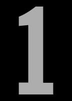 21JJ27 Number Label, 1, Silver/Black