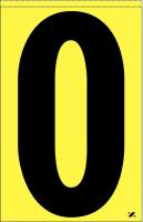 21JR68 Letter Label, O, Black/Yellow