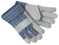 21NM29 Leather Palm Gloves, Cowhide Palm, 2XL, PR