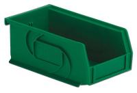 21P556 Part Bin, 3Hx4-1/8Wx7-3/8D, Green
