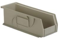 21P582 Part Bin, 5Hx5-1/2Wx14-3/4D, Stone