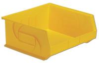 21P591 Part Bin, 7Hx16-1/2Wx14-3/4D, Yellow