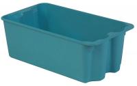 21P641 Stack and Nest Container, 30x17x11, Blue