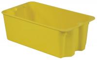 21P642 Stack and Nest Container, 30x17x11, Yellow