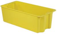 21P646 Stack and Nest Container, 42x20x14, Yellow
