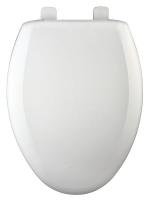 21R415 Toilet Seat, Elongated, 18-5/8 In, White