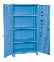 21R523 Storage Cabinet, 76x39-1/4x23-1/4, Blue