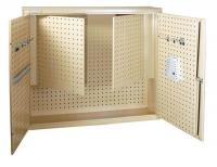 21R530 Wall-Hung Cabinets, w/Panels, 45x12x39, Tan