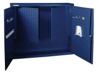 21R533 Wall-Hung Cabinet, w/Panels, 45x12x39, Blue