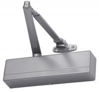 21T025 Door Closer, Hold Open, Aluminum, 12 In.