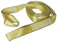 21T103 Tow Strap, w/Lopps, 2 In x 20 Ft., Yellow
