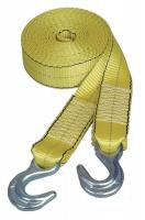 21T105 Reflective Tow Strap, 2 In x 20 Ft, Yellow