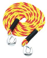 21T147 Tow Rope, 5/8 In x 15 Ft., Yellow/Orange