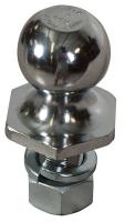 21T185 Chrome Hitch Ball, 1 In Shank Dia.