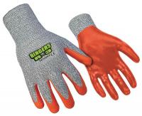 21TF52 Cut Resist Gloves, Nitrile Dip Coat, M, PR