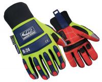 21TF61 Anti-Vibration Gloves, Cotton Palm, S, PR