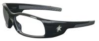 21U043 Safety Glasses, Clear, Scratch-Resistant