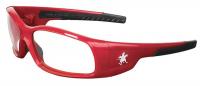 21U054 Safety Glasses, Clear, Scratch-Resistant