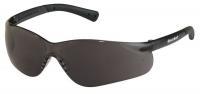 21U062 Safety Glasses, Gray, Scratch-Resistant