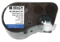 21U187 Label Cartridge, White/Clear, 240 In. W