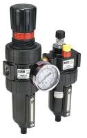 21U804 Filter/Regulator/Lubricator, 2 Piece, 1/4