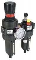 21U809 Filter/Regulator/Lubricator, 2 Piece, 1/2