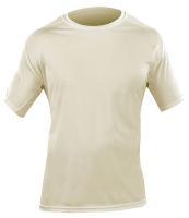 21V331 Loose Fit Crew Shirt, OD Tan, 100% PET, 2XL