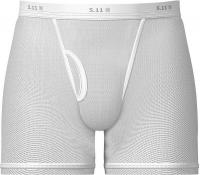 21V404 Sport Boxer Briefs, M, White