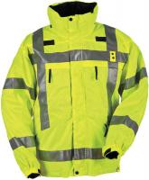 21V651 3-in-1 Parka, 2XL, Reflective Yellow