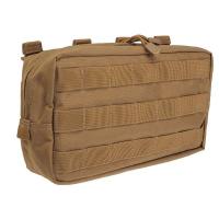 21W015 Pouch, Flat Dark Earth, Nylon, 6 x 10 In