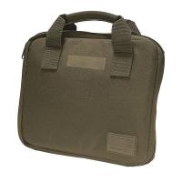 21W029 Pistol Case, Single, Tac OD, 9 x 11 In