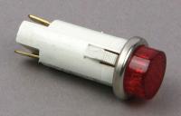 21WA28 Light, Indicator 125V Red, Round