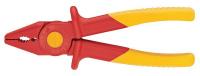 21XK05 Insulated Flat Nose Pliers, 7-3/32 in L