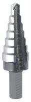 21Y395 Step Drill Bit Set, 3M, 7 Hole Sizes