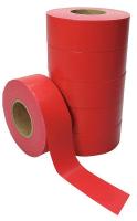 21YH57 Flagging Tape, Red, Poly, 300 ft, PK6