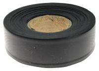 21YH60 Flagging Tape, Black, Poly, 300 ft