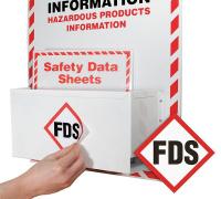 21YP73 FDS Awareness Decal, 4 x 4In, Plastic, PK10