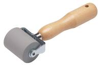 21YT82 Hand Roller, Rubber, Gray