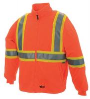 21Z105 Raincoat, 3-in-1, Class 3, Orange, 3XL