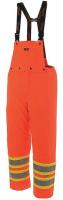 21Z118 Rain Bib, 300D Insulated, Orange, 3XL