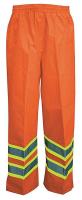 21Z139 Rain Waist Pant, 300D Trilobal, Orange, S