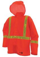 21Z154 Rain Jacket, FR, Orange, XL