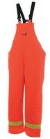 21Z159 Rain Bib Overall, FR, Orange, L