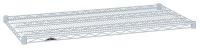 21Z295 Wire Shelf, 14x48 in., White Epoxy, PK4