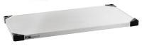 21Z596 Solid Shelf, 18x24 in., SS, PK4