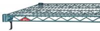 21Z780 Wire Shelf, 24x72 in., Green Epoxy, PK4