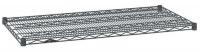 22A174 Wire Shelf, 21x72 in., Silver Hammertone